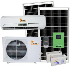 100% netz unabhängige Solar klimaanlage in geteilten Wand klimaanlagen 12000Btu 18000Btu 24000Btu