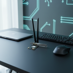 802.11ax การ์ดเครือข่ายภายในแบบไร้สาย WiFi6 PCIe dongle 1300Mbps พร้อมอะแดปเตอร์ไร้สาย <span class=keywords><strong>Intel</strong></span> <span class=keywords><strong>AX200</strong></span>สำหรับการสต็อกคอมพิวเตอร์ - Product Image 5