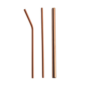 304 stainless steel <b>straw</b> set, food grade color-plated <b>metal</b> <b>straw</b>, milk tea <b>straw</b>. - Product Image 5
