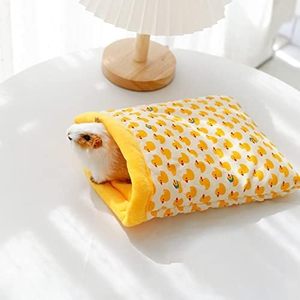 Coussin pour chat chaud d'hiver à motif rayé, nid fermé en PP, couette pour chat, tapis en peluche et couverture - Product Image 6