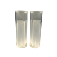 Commande en gros disponible : Tube en plastique PP personnalisé de 30 * 95 mm avec compartiment pour pilules, bonbons, petites pièces