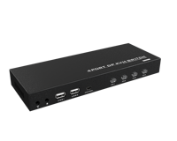 Commutateur KVM MT-VIKI DP 4 ports 4K 60Hz en métal, convertisseur USB pour ordinateur portable 4x1 pour commutateur