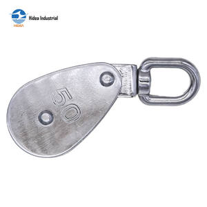 Poulie de dérivation simple pliable en acier inoxydable 304 316, électro-polie, pour quincaillerie marine - Product Image 2