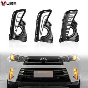 Feux de jour à LED pour Toyota Highlander 2018 2019, kit de rétrofit étanche 12V ABSPC - Product Image 3