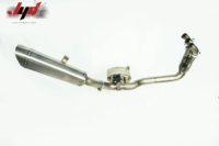 Pot d'échappement de moto en alliage de titane modifié avec soupape électronique pour ZONTES 703RR