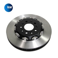 Icar 345*28mm 2 pièces disque de frein tambour semi-flottant arrière pour Lexus RCF OE #42432-0W010;42431-0W050