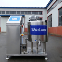 Pasteurisateur professionnel 200L pour lait frais et jus d'œufs, chauffage 12KW, 45-90°C ℃   pour une utilisation continue