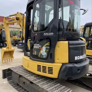 Mini-excavatrice Komatsu PC55 d'occasion, 5,5 tonnes, machine industrielle, certification CE, composants essentiels du moteur et de la pompe, importés directement du Japon - Product Image 1