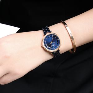 Custom Watches Logo 9054 Ladies Stainless Steel Band Sport Business Fashion Women's Quartz Waterproof Hot Selling Pointer - Product Image 3