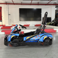 Nuevo Go Kart Eléctrico Azul 2025 Mejorado para Niños, Comercial, de Alta Calidad, Seguro, Venta al por Mayor de Fábrica, Personalizable Según se Necesite