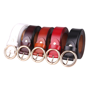 Cinturón de Cuero Genuino con Hebilla de Aleación Multicolor, Correas de Cuero de Alta Calidad, Estilo Vintage para Atuendos Diarios, 105 cm - Product Image 2