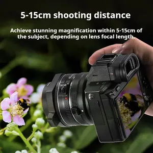 Objectif macro HD <span class=keywords><strong>NEEWER</strong></span> LS-40 43 mm, distance de travail de 5 à 15 cm, filetage de filtre de 49 mm, monture à fixation rapide pour objectifs téléobjectifs - Product Image 5