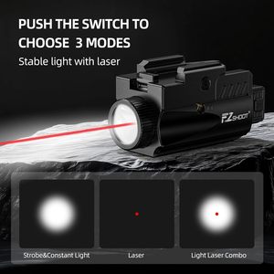 Ezshoot ไฟฉายเลเซอร์คอมโบ 1000 ลูเมนส์ ไฟฉาย LED ลำแสงสีแดงแบบชาร์จได้ - Product Image 2