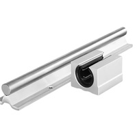 Unité de glissement linéaire SBR10, rail de 200-1450 mm, 2 curseurs SBR10UU SBR10LUU, 4 pièces, composants de machines d'automatisation