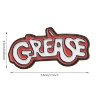 Pin de Esmalte con Logotipo de la Película Grease