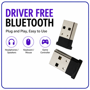 Adaptador Dongle <span class=keywords><strong>USB</strong></span> Inalámbrico <span class=keywords><strong>4.0</strong></span>, Sin Necesidad de Controladores, Conexión Estable, Receptor de Audio Externo, Disponible para Windows 7, PC y Laptop - Product Image 2