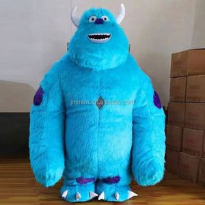 Disfraz de Monstruo <span class=keywords><strong>Sully</strong></span> de Dibujos Animados, Traje de Mascota para Adultos, Disfraz de Halloween, Disfraz de Bestia Peluda, Ratón, Monstruos - Product Image 2