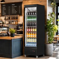 460L 930L 1430L 1900L Commercial Vertical Chiller Cooler Glass Door Refrigerated Display Cabinet Fridge for Drinks Fruit Storage