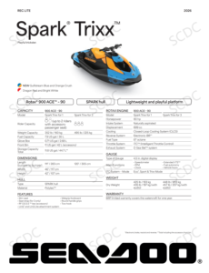 Moto Acuática <span class=keywords><strong>Sea</strong></span>-<span class=keywords><strong>Doo</strong></span> <span class=keywords><strong>Spark</strong></span> 90 |   Moto Acuática Personal de 3 Plazas |   PWC de Nivel Básico - Product Image 3