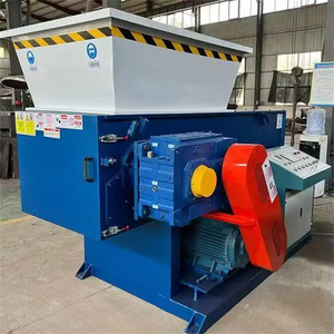 Broyeur industriel de déchets plastiques à arbre unique modèle 600 avec moteur et engrenages, haute efficacité, fonctionnement silencieux - Product Image 6
