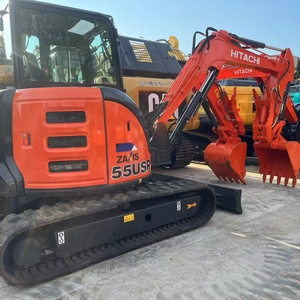 Excavatrice Hitachi Zx55 d'occasion, d'origine japonaise, Zx110 5,5 tonnes, mini-excavatrice d'occasion Hitachi Zx70 Zx75 Zx120 Zx200, excavatrices d'occasion - Product Image 1