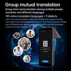 <span class=keywords><strong>Traducteur</strong></span> de langues T90 AI à reconnaissance automatique, écran IPS 5.3, traduction vocale et photo <span class=keywords><strong>en</strong></span> temps réel, double écran, 150 langues, hors <span class=keywords><strong>ligne</strong></span>/<span class=keywords><strong>en</strong></span> <span class=keywords><strong>ligne</strong></span> - Product Image 5