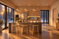 Maison modulaire certifiée CE, style scandinave, à ossature en acier, préfabriquée, écoénergétique, pour climat froid