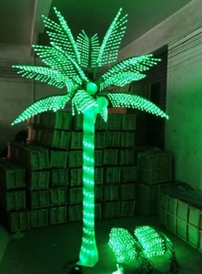 Landscape Lighting Palm <strong>Tree</strong> Lights Outdoor Holiday Lit Palm <strong>LED</strong> <strong>Lighted</strong> <strong>Tree</strong> - Product Image 2