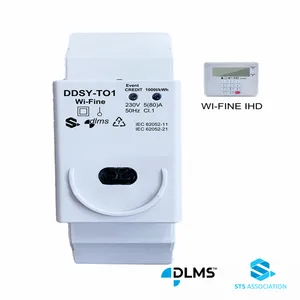 YTL prepaid meters Smart DIN rail Single Phase 2 model PLC communication prepaid energy company