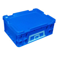 Conteneurs en plastique empilables recyclables, design panier, boîtes de transport pour le stockage logistique, vente directe d'usine