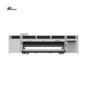 Hoge Kwaliteit Ricoh Hybride Uv Inkjet Printer 3.2M Groot Formaat Automatische Digitale Banner Poster Nieuwe Staat Doek Toepassing