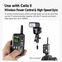 Disparador de Flash para Cámara con Receptor Godox FT16 para Iluminación de Estudio
