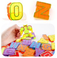 Jouets MST, 26 pièces, robots alphabet, figurines d'action, Alpha-Bots, lettres ABC éducatives, apprentissage préscolaire, jouet d'enseignement STEM pour la salle de classe