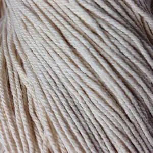 Cordoncino macramè bianco grezzo 4-10mm cotone treccia corde di corda corda composta