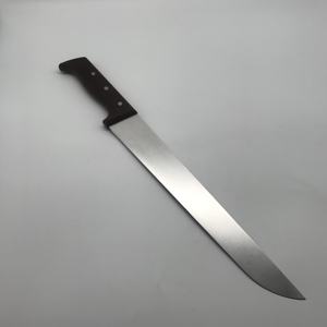 سكين جزار من الفولاذ المقاوم للصدأ مقاس <span class=keywords><strong>20</strong></span> بوصة، سكين تقطيع، سكين مطبخ، سكين أجنحة الدجاج بمقبض خشبي، حاد للغاية - Product Image 4