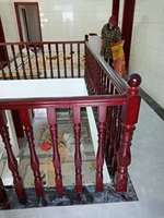 Colonne octogonale moderne de la marque Busen, spécifications 5,5, bois de caoutchouc durable avec 1 an de garantie, pièces d'escalier pour maison et villa
