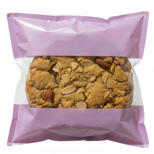 Sacs à biscuits personnalisés HOT PACK avec logo, scellables à la chaleur, en PET de qualité alimentaire, pour la pâtisserie, petits gourmandises, emballage extérieur, biscuits - Product Image 1