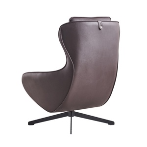 European Style Modern Guangzhou Single Seat Cheap Factory Office Furniture Living Room Pu Leather Sofa - Product Image 5