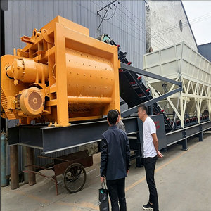 Centrale à béton mobile tout-en-un personnalisée avec moteur stable, roulement, électrique, mélangeur et système de contrôle de pesage inclus - Product Image 6