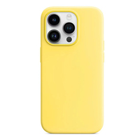 Coque de téléphone antichoc officielle en caoutchouc gel avec logo en silicone liquide pour iPhone 12 13 14 15 Pro Max