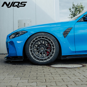 Rines NJQS Forjados de Diseño Cóncavo Profundo de 18, 19, 20 y 21 Pulgadas, 5x114.3, 5x120, 5x112 para Autos de Pasajeros, Compatibles con BMW X5/X6/M2/M3, Audi y <span class=keywords><strong>Shelby</strong></span> - Product Image 2