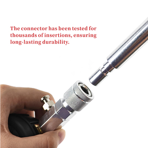 जिनीयू मोटर संपीड़न टेस्टर 8-टुकड़ा 0-300 psi सिलेंडर दबाव गेज सेट - Product Image 5