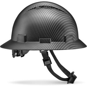 Casque de sécurité Frigg à visière intégrale de type V, design en fibre de carbone, suspension à 6 points, approuvé par OSHA, casque de protection pour la construction - Product Image 1