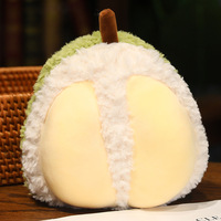 Peluche Kawaii Durian, jouet en peluche à coquille verte pointue et douce, avec longues jambes, pour enfants, cadeau d'anniversaire, décoration de la maison