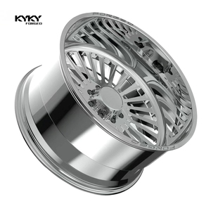 Rines Forjados Kyky, los Más Vendidos, de 20 Pulgadas, de <span class=keywords><strong>Aluminio</strong></span> Forjado, Acabado Negro, Diseño de Dos Radios, Personalizados para Camionetas y SUVs - Product Image 3