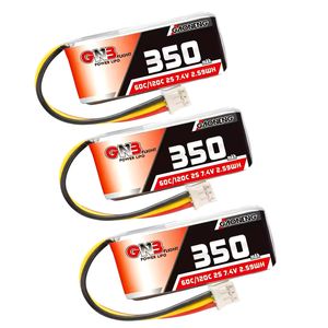 Batería LiPo GNB GAONENG <span class=keywords><strong>2S</strong></span> 350mAh 7.4V 60C con Conector PH2.0 para Drones BETAFPV <span class=keywords><strong>Beta75X</strong></span> Tiny Whoop, Coches Pequeños y Accesorios para Drones - Product Image 3