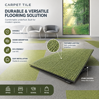 Kaufen Sie 25 von Kaufen Sie günstigen Preis Abnehmbare dicke kommerzielle Nylon Square 50*50 Büro Teppich fliesen Boden zum Verkauf