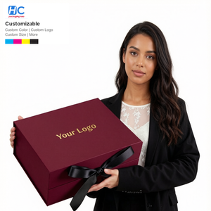 Foldable Rigid Paperboard <b>Gift</b> <b>Box</b> for Luxury Handbag <b>Magnetic</b> Closure Premium Packaging Wholesale Custom Recycled Materials - Product Image 1