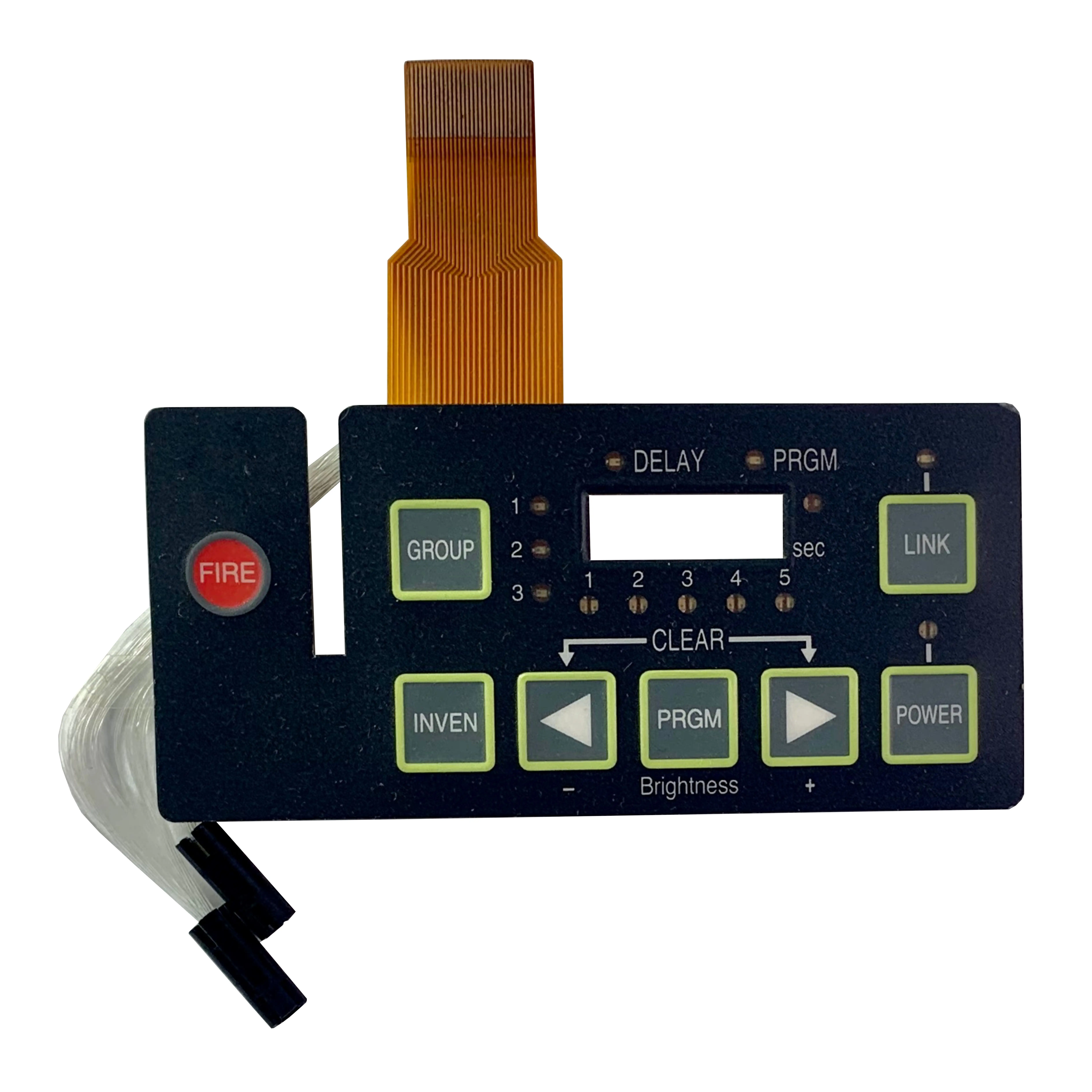 Panneau de boutons d'interrupteur à membrane personnalisé avec interrupteur étanche