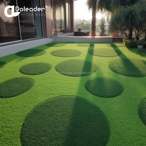 L'usine Doleader Chiners vend directement du gazon artificiel à motif de logo triangle imprimé en 3D personnalisé au design personnalisé - Product Image 2